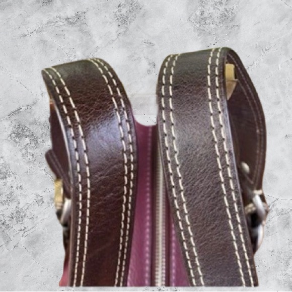 Coach F10887 Y2K Chelsea Leather Satchel (Burgundy) - EUC - Picture 5 of 11